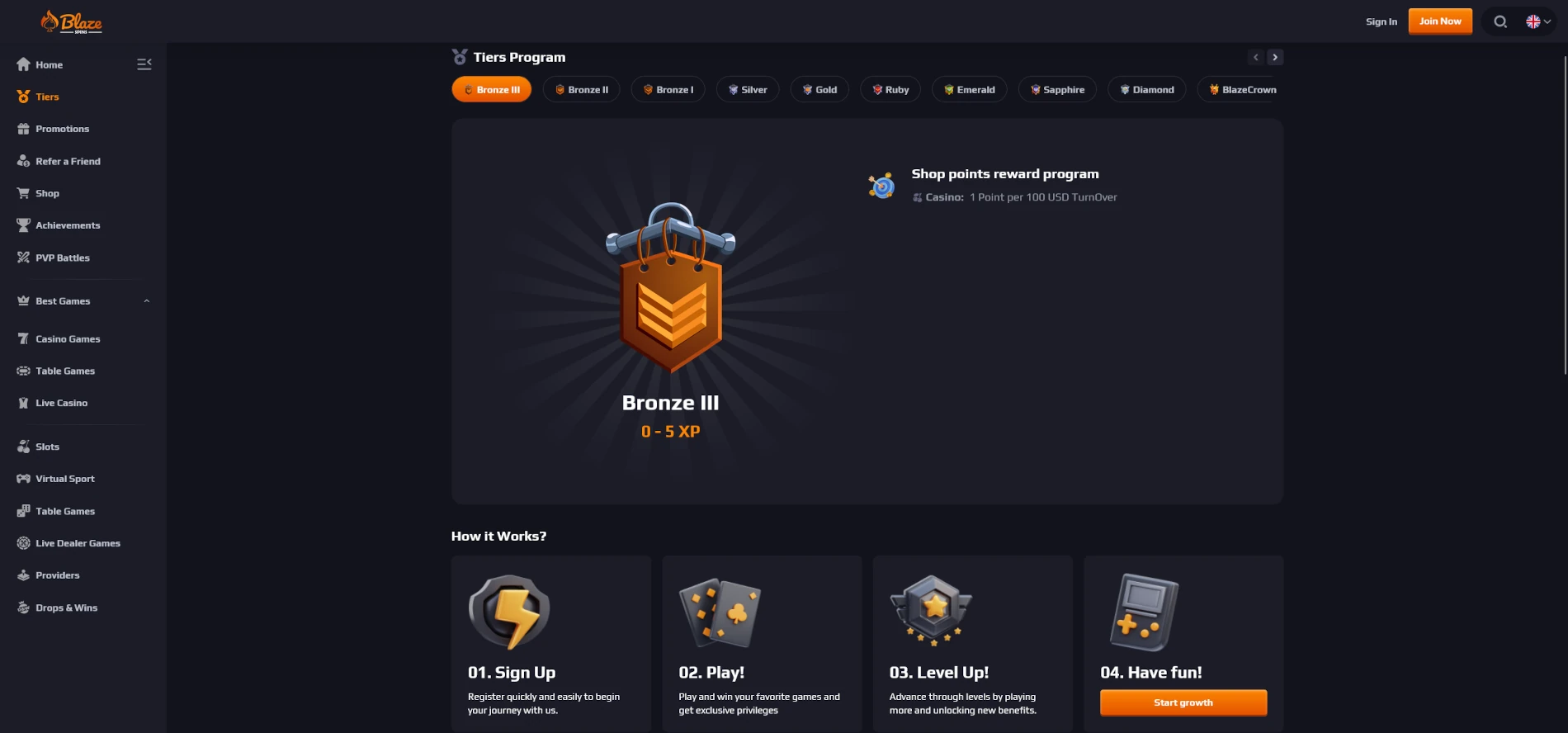 blaze-spins-casino-tiers