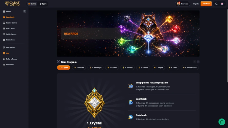 carat-casino-tier