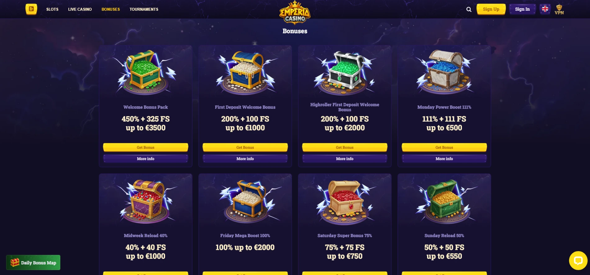 emperia-casino-bonuses