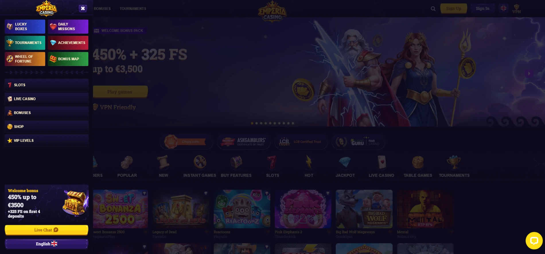 emperia-casino-panel