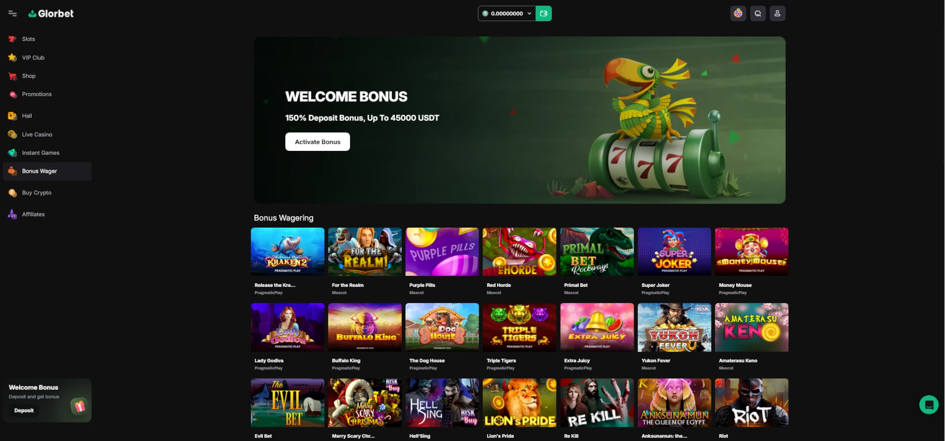 glorbet-casino-bonus-wager