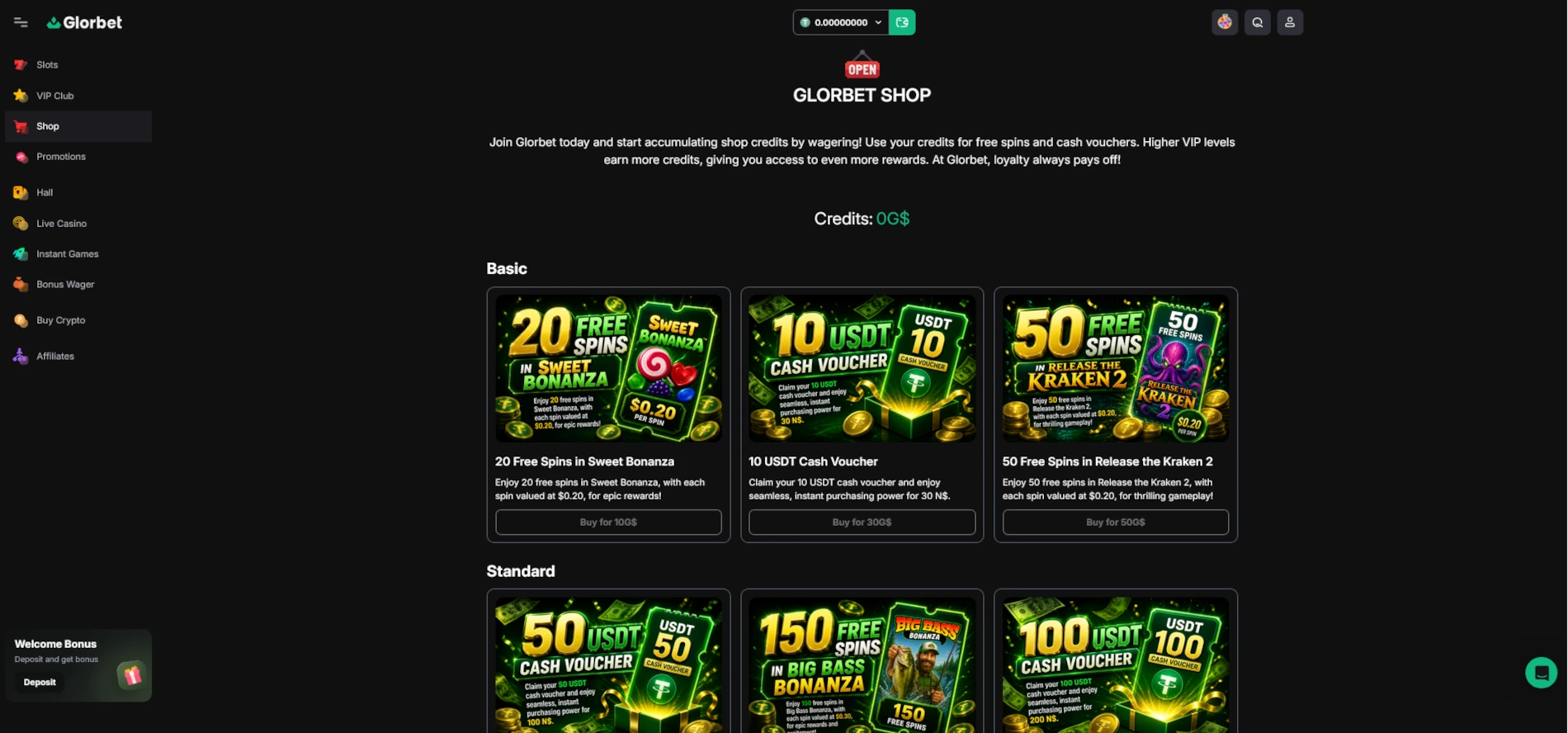 glorbet-casino-shop