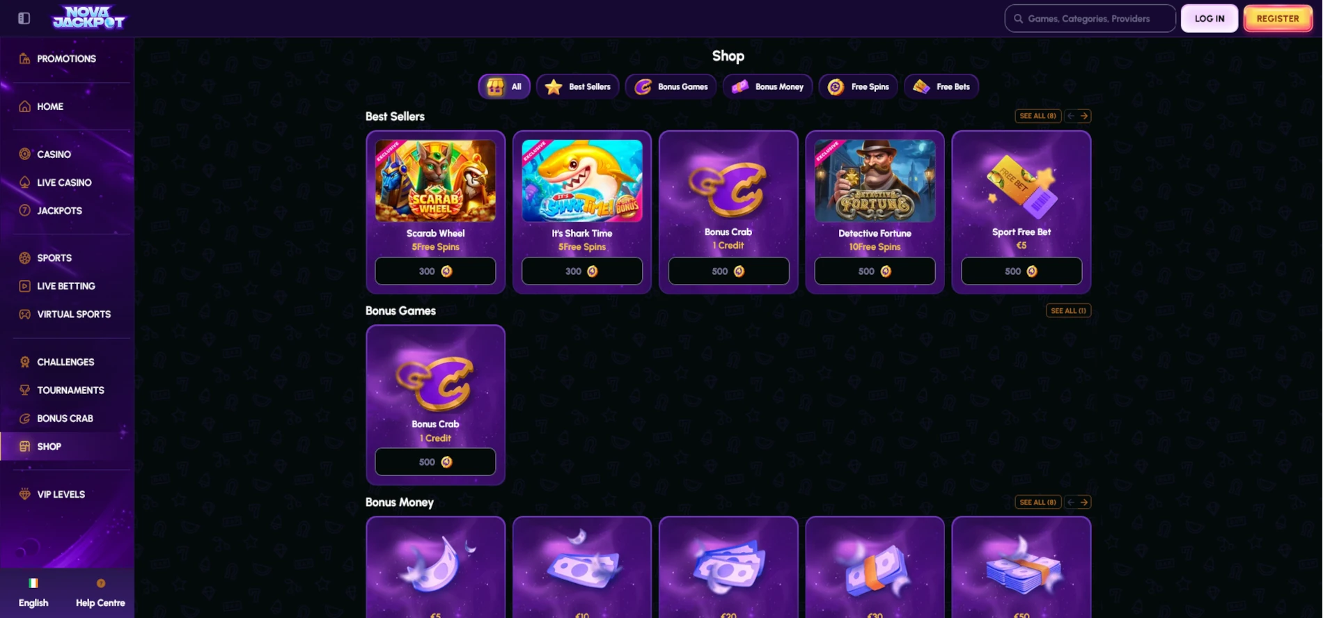 novajackpot-casino-shop
