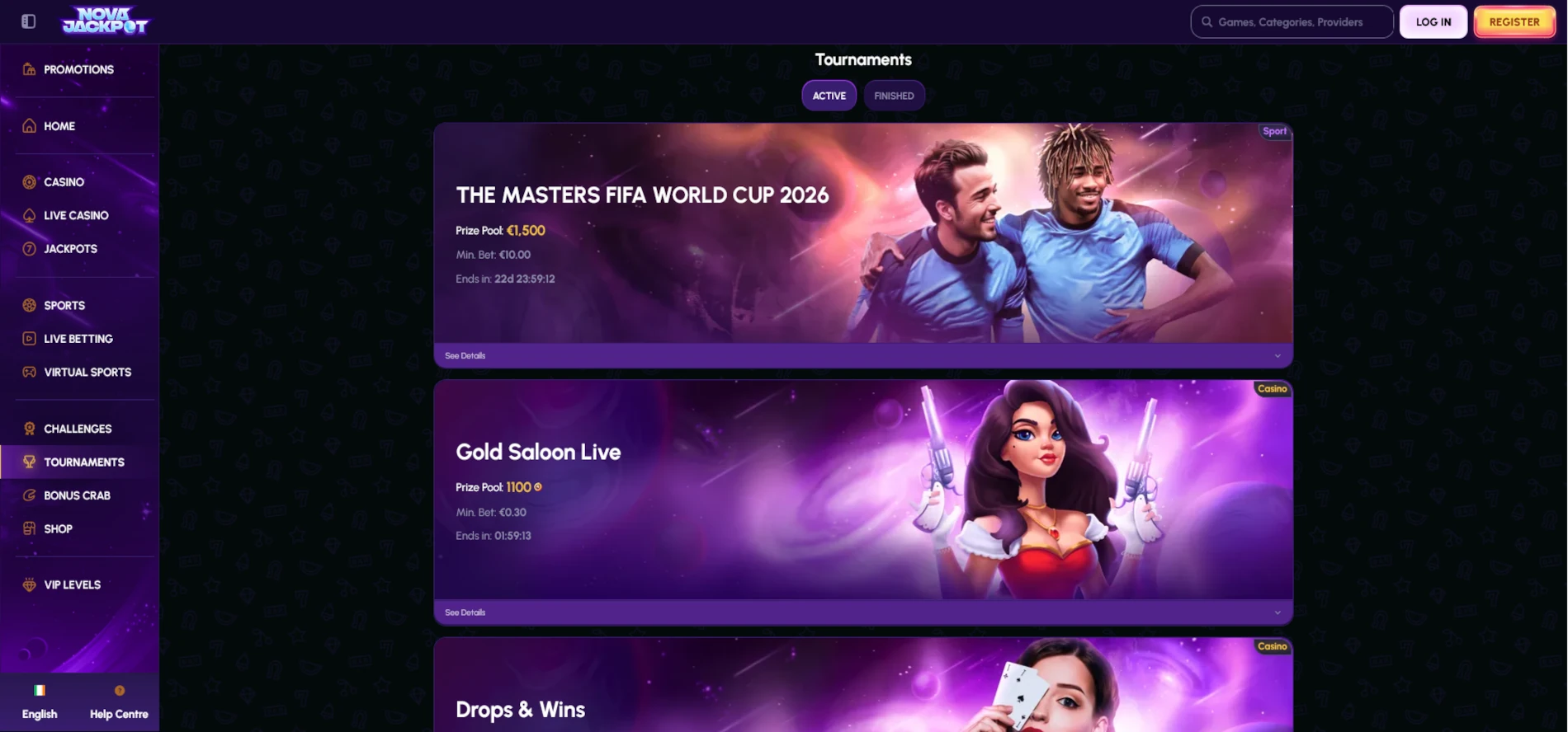 novajackpot-casino-tournaments