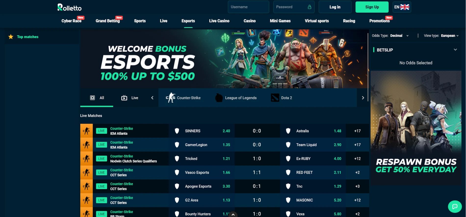 rolleto-casino-esports