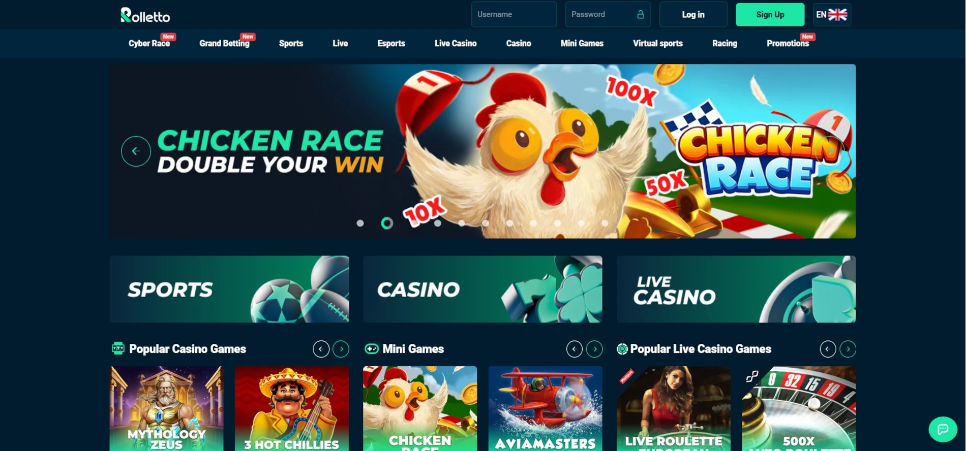 rolleto-casino-home