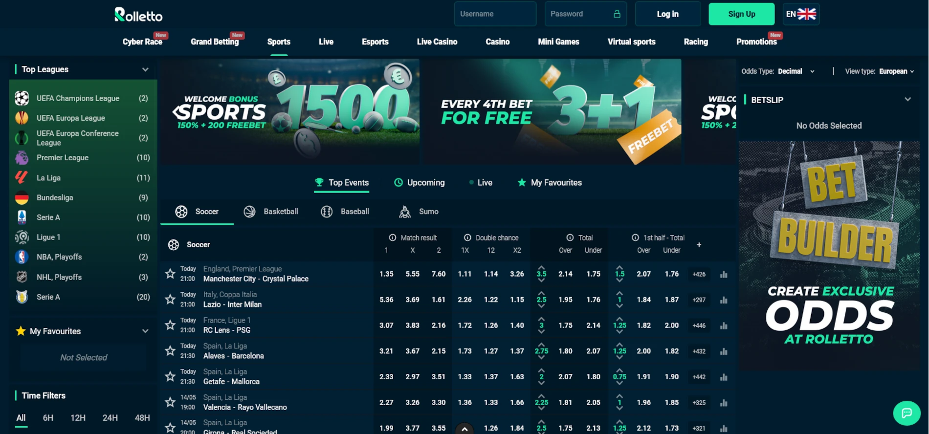 rolleto-casino-sports