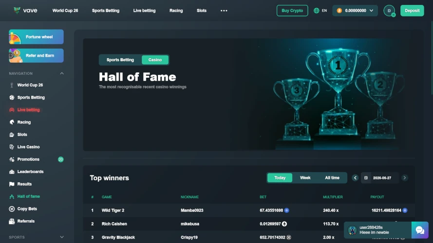 vave-casino-hall-of-fame