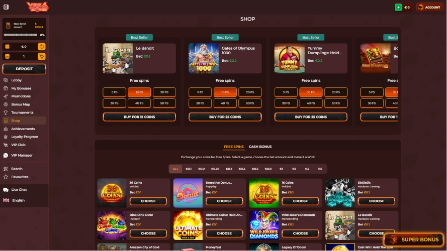 vegazone-casino-shop