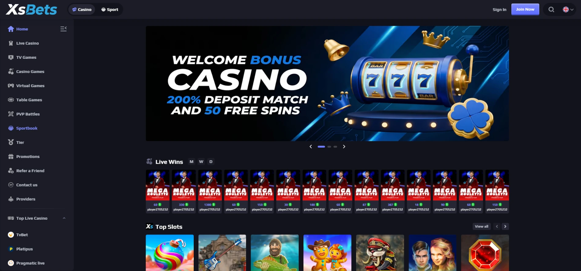xsbets-casino-home