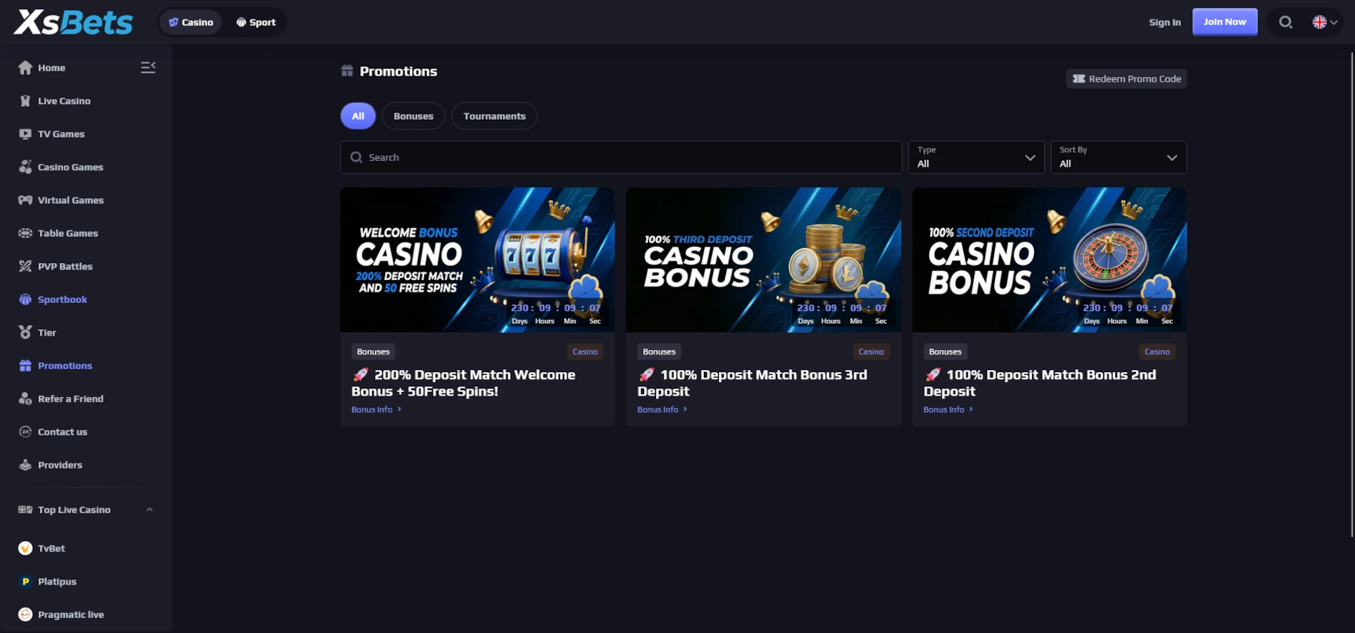 xsbets-casino-promotions