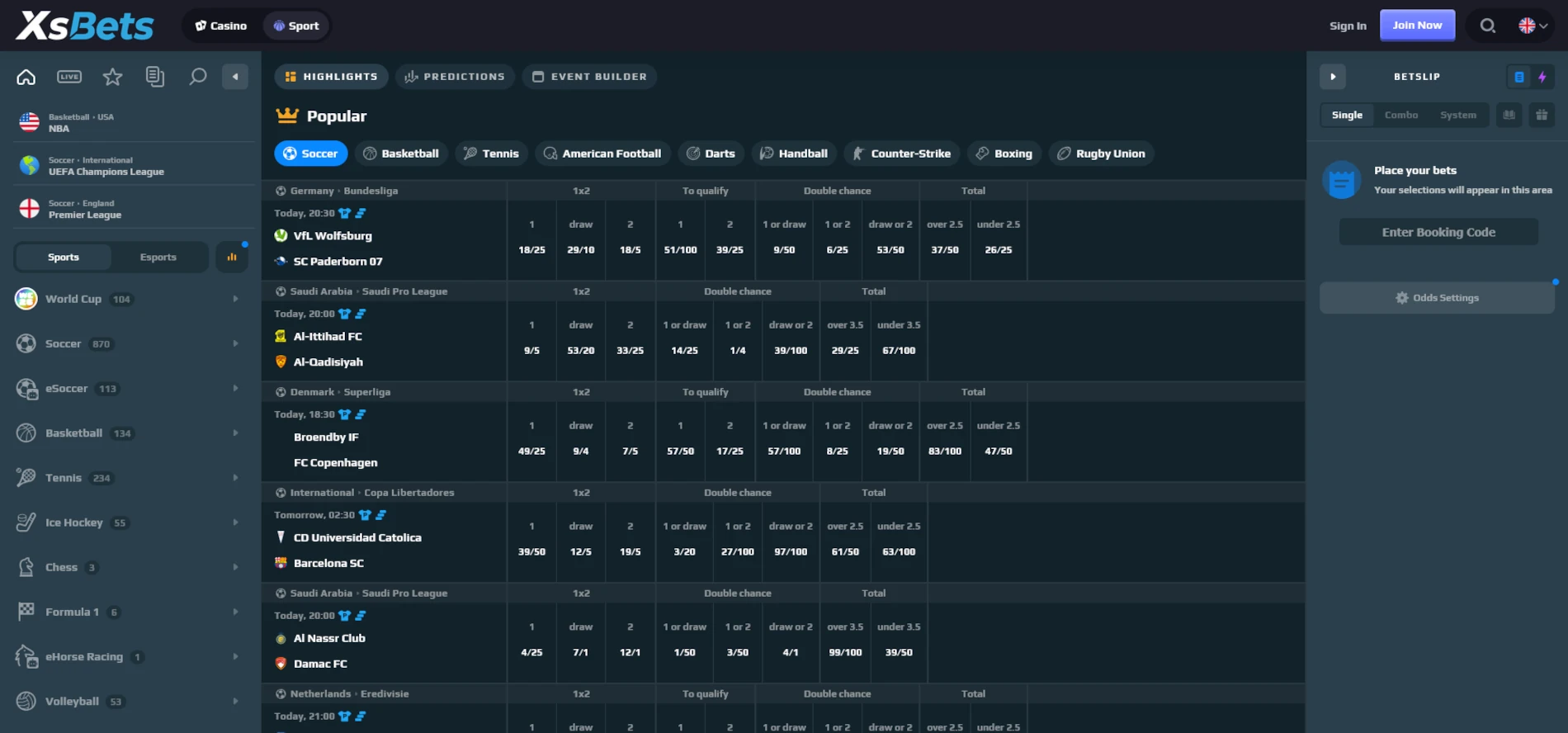 xsbets-casino-sport