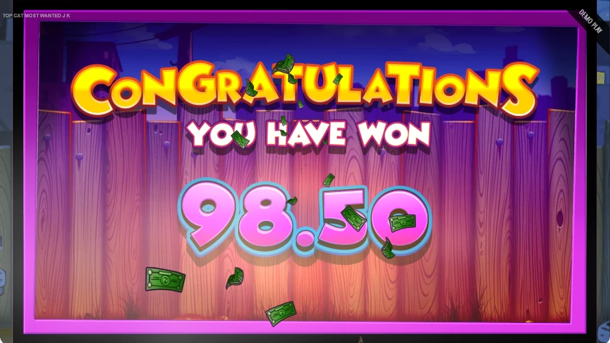 top-cat-most-wanted-jackpot-king-total-win-98.50