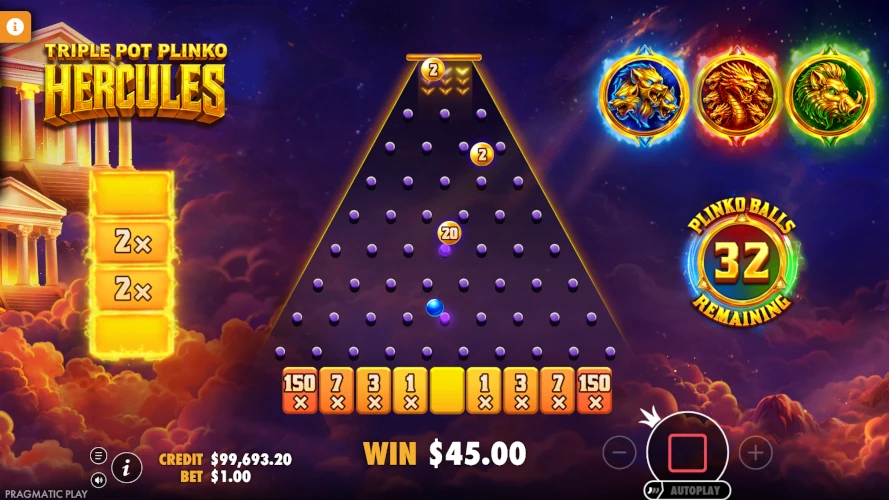 triple-pot-plinko-hercules-plinko-balls